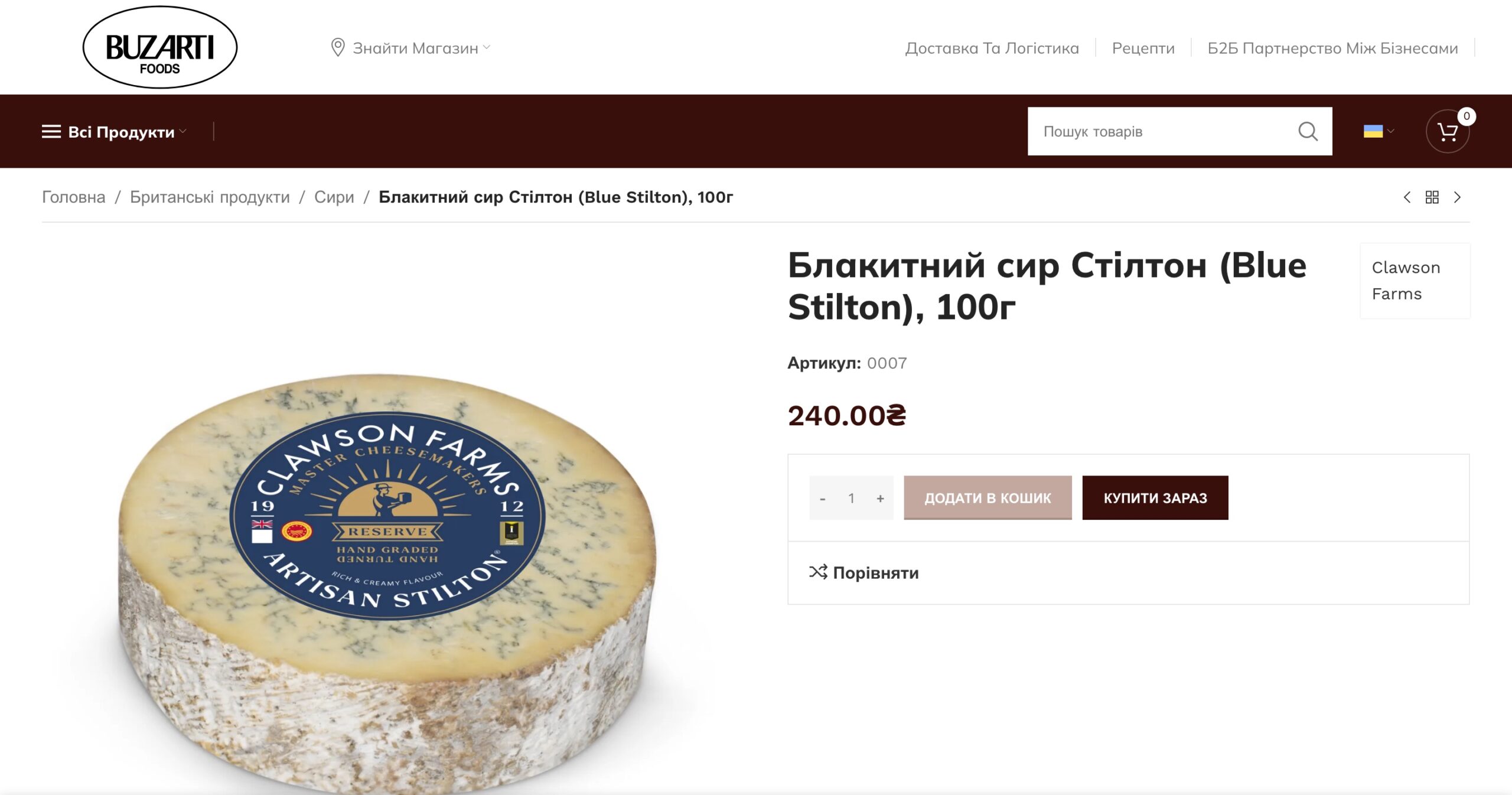 Картка товару